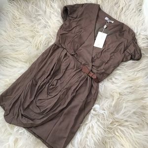TIBI Mini Wrap Dress